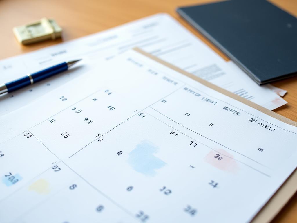 Employment tribunal correspondence and a paper calendar on a desk with a marked response date